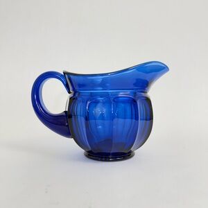 Vintage Imperial Old Williamsburg Cobalt Blue 32 oz Pitcher Imperial Ohio
